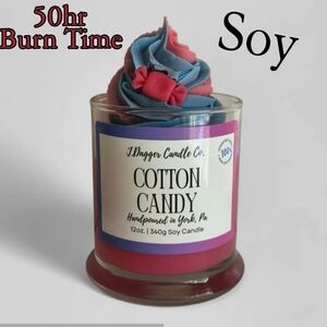 Cotton Candy Soy Dessert Candle , 12oz. 50 Hr Burn❗️